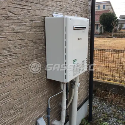 施工後の給湯器（ノーリツ GT-C246AWX BL）