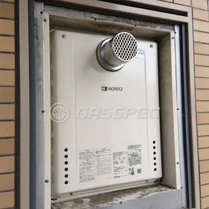 施工後の給湯器（ノーリツ GT-2060SAWX-T BL）