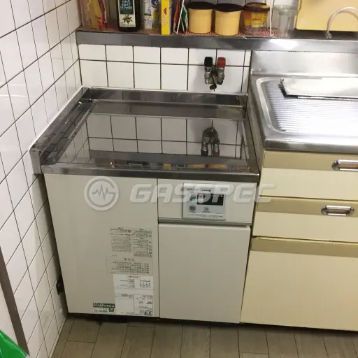 交換後の給湯器（ノーリツ GBG-1610D）