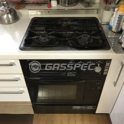 施工前のビルトインガスコンロ（QG1MH18F1A）