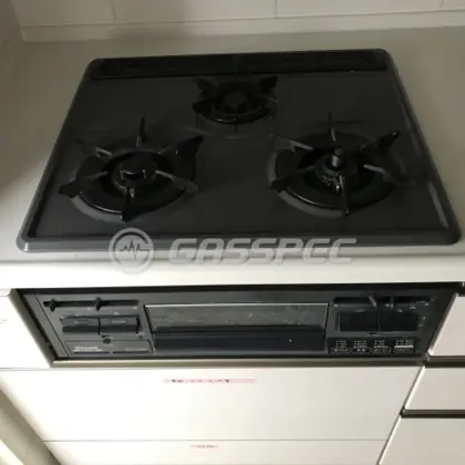 施工前のビルトインガスコンロ（RBG-31A8R）
