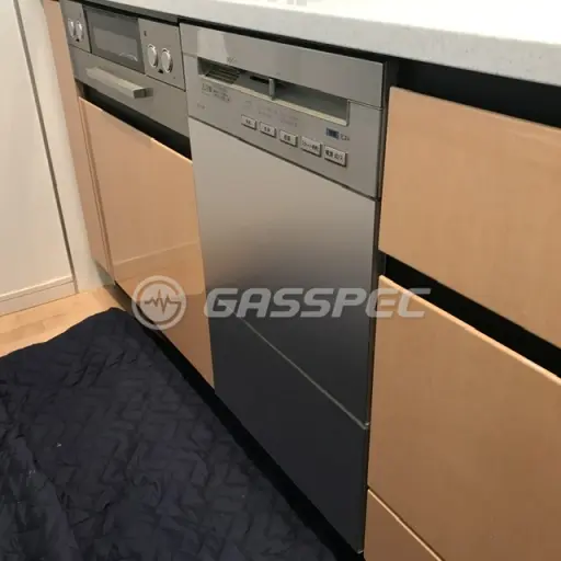 交換前のビルトイン食洗機（ナショナル（松下） NP-P45V2WS）