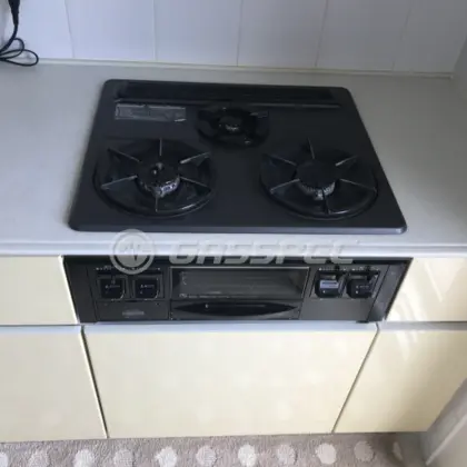 施工前のビルトインガスコンロ（DG3296NR）