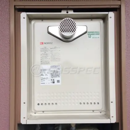 施工後の給湯器（ノーリツ GT-2460AWX-T BL）