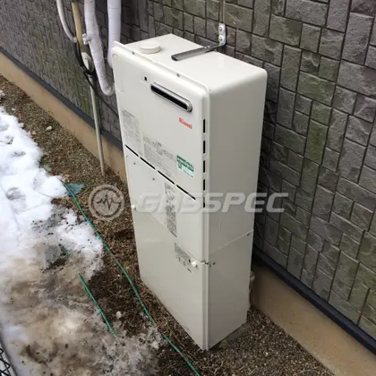 施工後の暖房熱源機（リンナイ RH-101W2-6(A)）