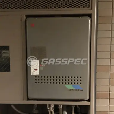 交換前の給湯器（ノーリツ GT-202AW-TB）