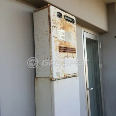 交換前の給湯器（ノーリツ GTH-2417AWX6H）