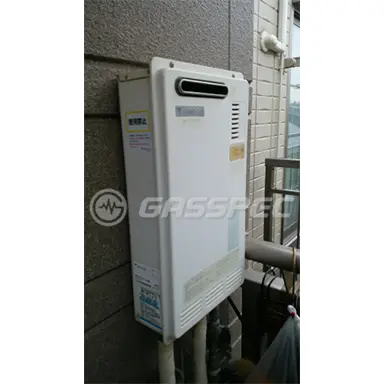 交換前の給湯器（ノーリツ GQ-101W-1）