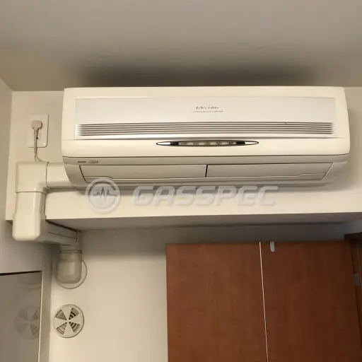 交換前のエアコン（三洋電機 SAP-E22N）