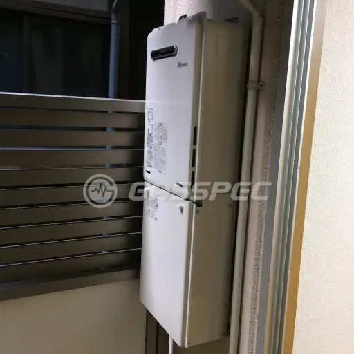 交換後の給湯器（リンナイ RUX-A1616W-E）