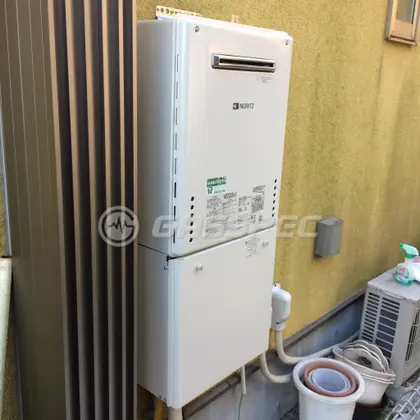 施工後の給湯器（ノーリツ GT-C246AWX BL）