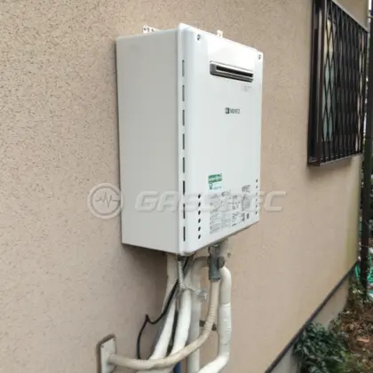 施工後の給湯器（ノーリツ GT-C246AWX BL）