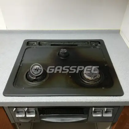 施工前のビルトインガスコンロ（DG３２６８NF）