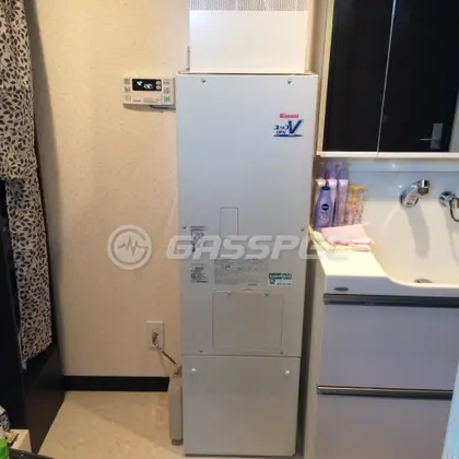 施工後の暖房熱源機（リンナイ RUFH-B1610AFF2-3）