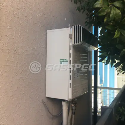 施工後の給湯器（ノーリツ GT-2460SAWX BL）