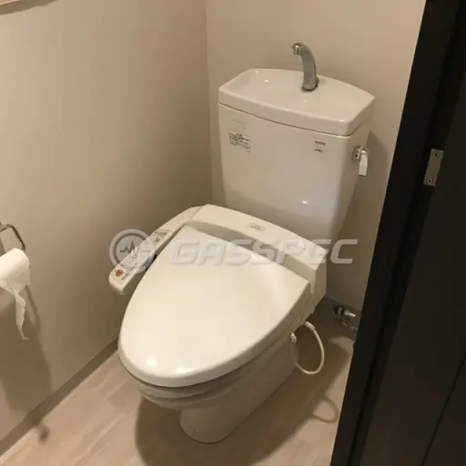 交換前のトイレ（TOTO CS380BP　SH381BA）