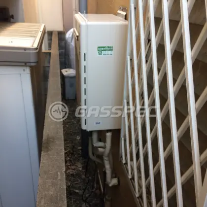 施工後の給湯器（ノーリツ GT-C246SAWX BL）