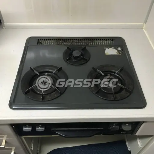 交換前のビルトインガスコンロ（パロマ PKD-35E-L）