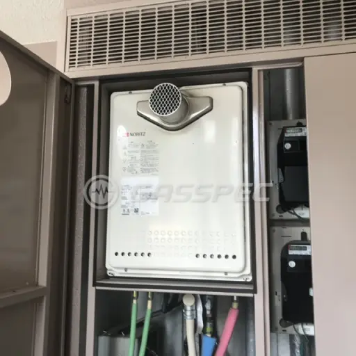 交換前の給湯器（ノーリツ GT-2428SAWX-T）