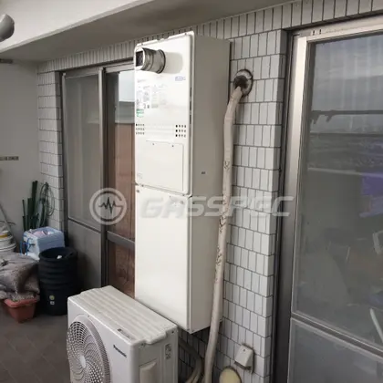 施工後の暖房熱源機（ノーリツ GTH-C2450AW3H-T-1 BL）