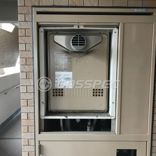 交換前の給湯器（ノーリツ GT-2427SAWX-C）