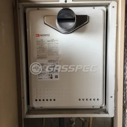 施工後の給湯器（ノーリツ GT-2460SAWX-T BL）