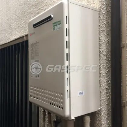 施工後の給湯器（ノーリツ GT-2460AWX BL）