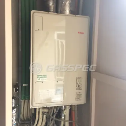 施工後の暖房熱源機（リンナイ RUFH-A1610AF2-3）