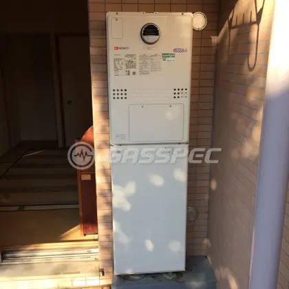 施工後の暖房熱源機（ノーリツ GTH-C2450AW3H-1 BL）