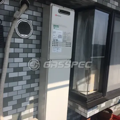 施工後の給湯器（ノーリツ GQ-1627AWX-DX BL）