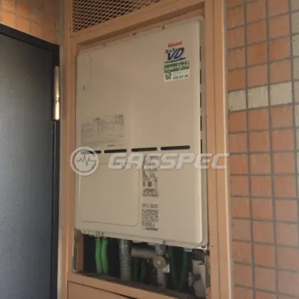 施工後の給湯器（リンナイ RVD-A2400SAU2-3(A)）