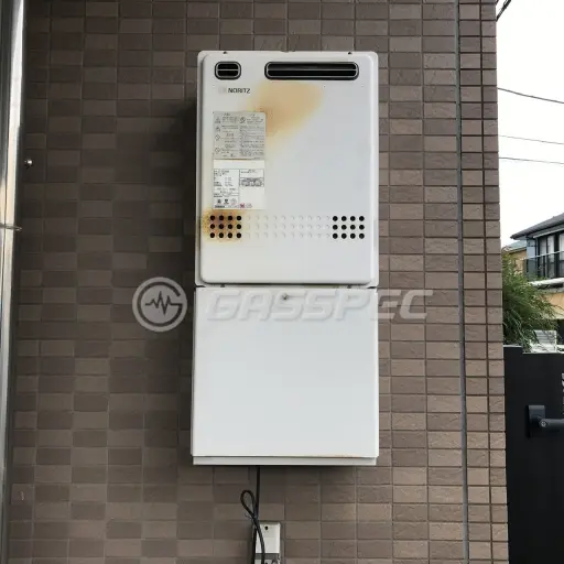 交換前の給湯器（ノーリツ GT-2022AWX）