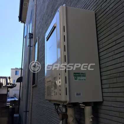 施工後の給湯器（ノーリツ GT-C246AWX BL）