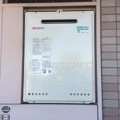 施工後の給湯器（ノーリツ GT-2460SAWX BL）