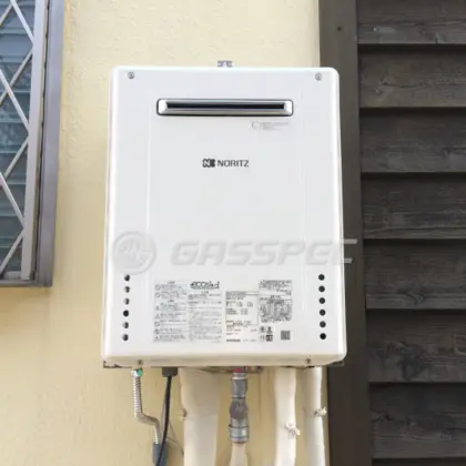 施工後の給湯器（ノーリツ GT-C246SAWX BL）