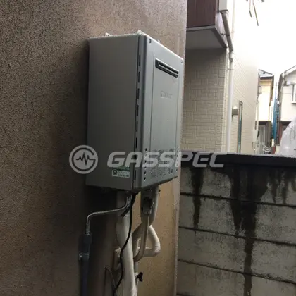 施工後の給湯器（ノーリツ GT-C2462AWX BL）