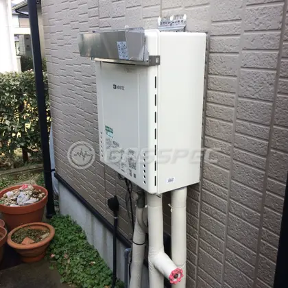 施工後の給湯器（ノーリツ GT-C246AWX BL）