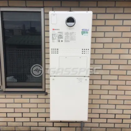 施工後の暖房熱源機（ノーリツ GTH-C2450AW3H-1 BL）
