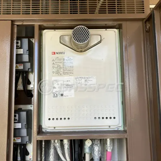 交換前の給湯器（ノーリツ GT-2450SAWX-T-1）