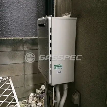 施工後の給湯器（ノーリツ GT-2460SAWX BL）