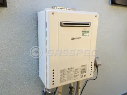 施工後の給湯器（ノーリツ GT-C246SAWX BL）