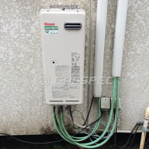 交換後の暖房熱源機（リンナイ RH-S101W）