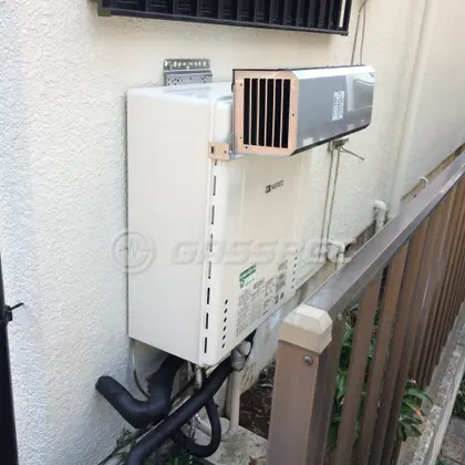 施工後の給湯器（ノーリツ GT-C246SAWX BL）