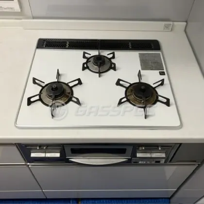 施工前のビルトインガスコンロ（RS38W3K3R）