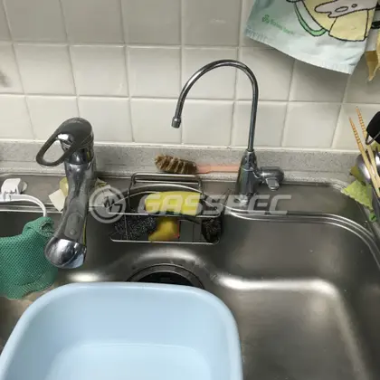 施工前の水栓・蛇口