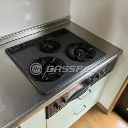 施工前のビルトインガスコンロ（RSG631C0RHK）