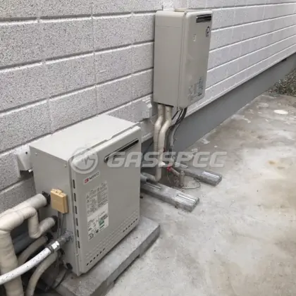 施工前の暖房熱源機（GT-2450ARX/GD-600W）