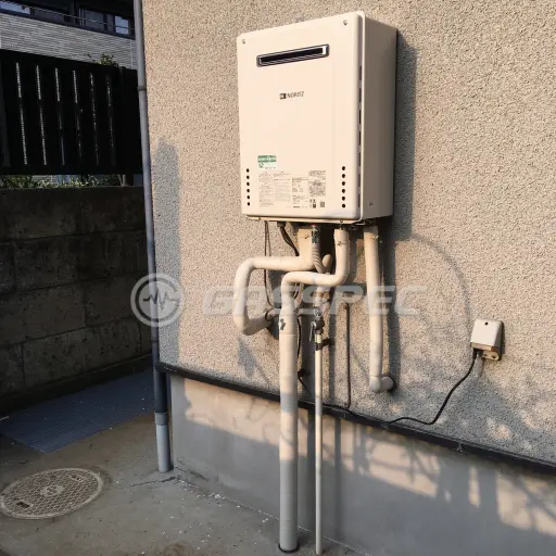 交換後の給湯器（ノーリツ GT-2060SAWX BL）