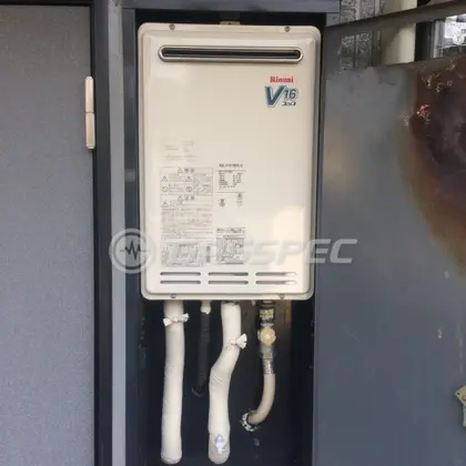 施工後の給湯器（リンナイ RUK-V1610BOX-E）