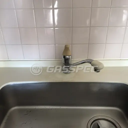 交換前の水栓・蛇口